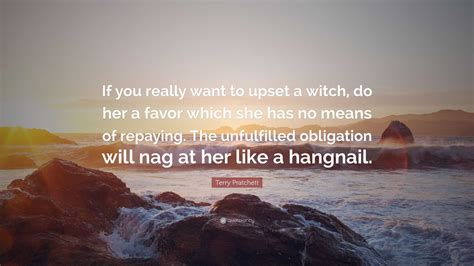 Repaying someone is a witch